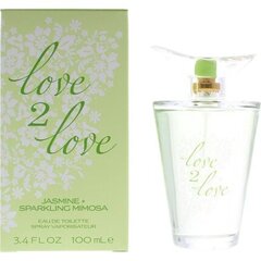 Tualetinis vanduo Love2love jasmine sparkling mimosa EDT moterims, 100ml цена и информация | Женские духи | pigu.lt