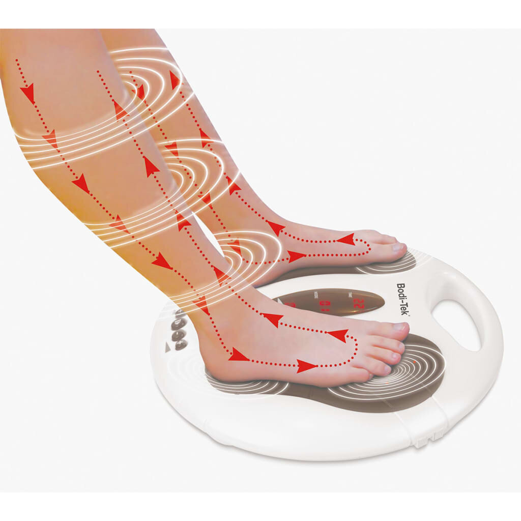 Pėdų masažuoklis Bodi-Tek Nxtretail, baltas kaina ir informacija | Masažo reikmenys | pigu.lt