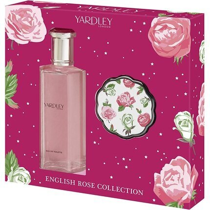 Rinkinys Yardley Of London Rose moterims: tualetinis vanduo EDT, 125 ml + veidrodėlis цена и информация | Kvepalai moterims | pigu.lt