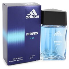 Tualetinis vanduo Adidas Moves by Adidas EDT vyrams, 50ml kaina ir informacija | Kvepalai vyrams | pigu.lt