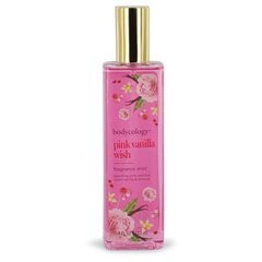 Kūno purškiklis Bodycology Pink Vanilla Wish Fragrance Mist moterims, 237 ml kaina ir informacija | Parfumuota kosmetika moterims | pigu.lt