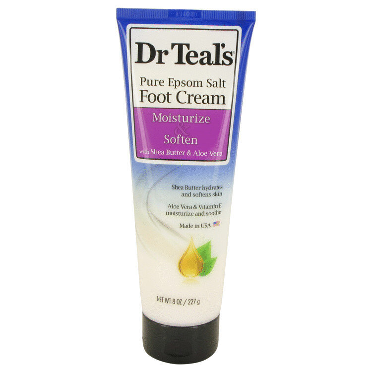 Pėdų kremas Dr Teal's Pure Epsom Salt Foot Cream by Dr Teal's, 240 ml цена и информация | Kūno kremai, losjonai | pigu.lt