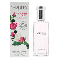 Tualetinis vanduo Yardley london english rose yardley EDT moterims, 50 ml kaina ir informacija | Kvepalai moterims | pigu.lt
