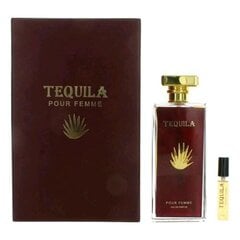 Rinkinys Tequila Red Pour moterims: kvapusis vanduo EDP, 100 ml + 10 ml kaina ir informacija | Kvepalai moterims | pigu.lt