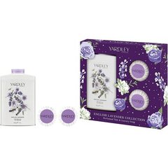 Rinkinys English Lavender by Yardley London moterims: parfumuota kūno pudra, 200 g + muilas, 100 g kaina ir informacija | Parfumuota kosmetika moterims | pigu.lt