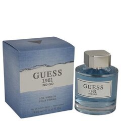 Tualetinis vanduo Guess 1981 Indigo EDT moterims, 100 ml kaina ir informacija | Kvepalai moterims | pigu.lt