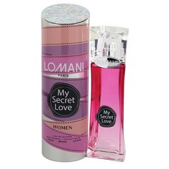 Парфюмированная вода Lomani my secret love EDP для женщин, 100 мл цена и информация | Женские духи | pigu.lt