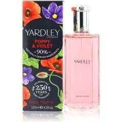Tualetinis vanduo Yardley london yardley poppy violet EDT moterims, 125 ml kaina ir informacija | Kvepalai moterims | pigu.lt