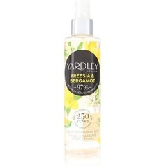 Parfumuota kūno dulksna moterims Yardley Of London Ladies Freesia and Bergamot, 200ml kaina ir informacija | Parfumuota kosmetika moterims | pigu.lt