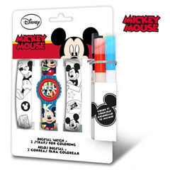 Vaikiškas rankinis laikrodis Peliukas Mikis, įvairių spalvų kaina ir informacija | Disney Apranga, avalynė, aksesuarai | pigu.lt