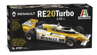 RENAULT RE 20 Turbo 1:12 ITALERI 4707 4707 цена и информация | Конструкторы и кубики | pigu.lt