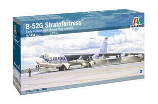 B-52G Stratofortress Early version with Hound Dog Missiles 1:72 ITALERI 1451 1451 цена и информация | Конструкторы и кубики | pigu.lt