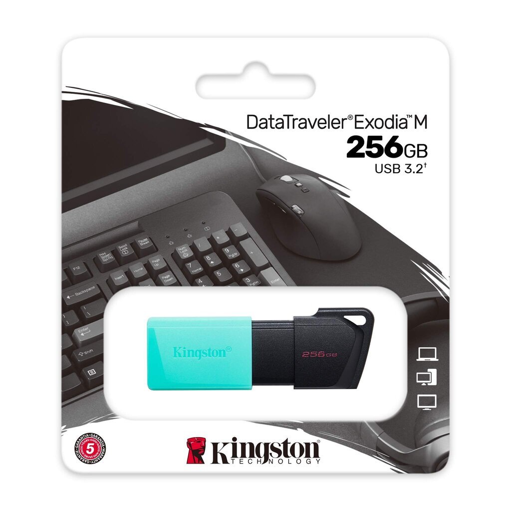 Kingston DT Exodia 256GB USB 3.0 цена и информация | USB laikmenos | pigu.lt