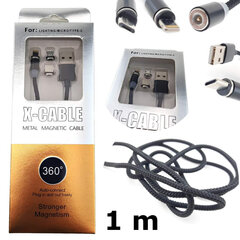 USB laidas su magnetine Micro USB jungtimi kaina ir informacija | Laidai telefonams | pigu.lt