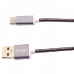 USB laidas su Micro USB jungtimi, Sidabrinės spalvos kaina ir informacija | Laidai telefonams | pigu.lt