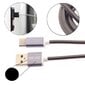 USB laidas su USB Type–C jungtimi, Juodos spalvos kaina ir informacija | Laidai telefonams | pigu.lt