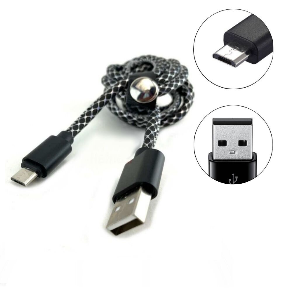 USB laidas su Micro USB jungtimi kaina ir informacija | Laidai telefonams | pigu.lt