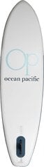 Ocean Pacific Malibu Lite 10'6 pripučiama irklentė, White/Grey/Teal kaina ir informacija | Irklentės, vandens slidės ir atrakcionai | pigu.lt