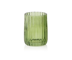 Indas dantų šepetėliams Vintage Style Glass Green kaina ir informacija | Vonios kambario aksesuarai | pigu.lt