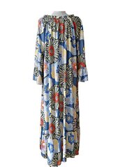 Suknelė moterims su dideliu gėlių raštu Juice Firenze K5065.468-4 kaina ir informacija | Suknelės | pigu.lt