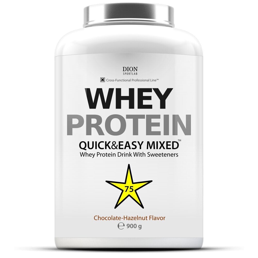 DION SPORTLAB Whey Protein - Šokoladinių Riešutų sk. 900g kaina ir informacija | Baltymai | pigu.lt