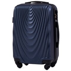 Didelis tamsiai mėlynas lagaminas Wings 304L цена и информация | Чемоданы, дорожные сумки | pigu.lt