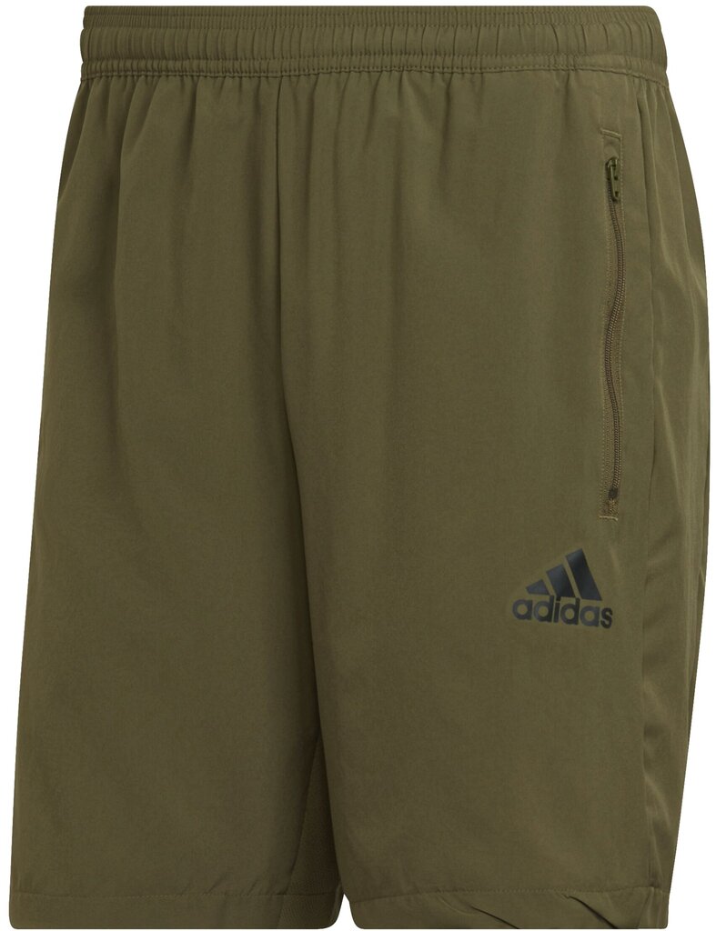 Šortai vyrams Adidas M Wv Short Green HC6856, žali kaina ir informacija | Vyriški šortai | pigu.lt