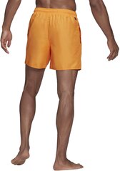 Мужские шорты Adidas Solid Clx Short Sl Orange HA0375 HA0375/L цена и информация | Шорты для плавания, обтягивающие | pigu.lt