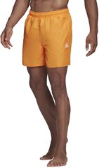 Мужские шорты Adidas Solid Clx Short Sl Orange HA0375 HA0375/L цена и информация | Шорты для плавания, обтягивающие | pigu.lt