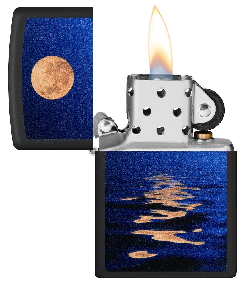 Žiebtuvėlis Zippo 49810 Full Moon Design цена и информация | Žiebtuvėliai ir priedai | pigu.lt