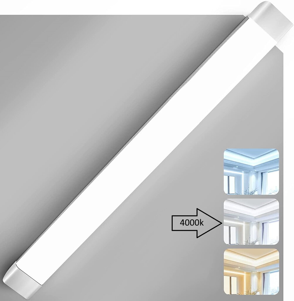LED šviestuvas G.LUX GL-LED-NEW BATTEN-30W-900mm цена и информация | Lubiniai šviestuvai | pigu.lt