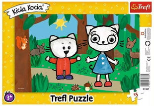 Puzzle 247 kicia kocia/ *15шт цена и информация | Пазлы | pigu.lt