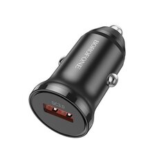 Автомобильная зарядка Borofone BZ18 Quick Charge 3.0 18W + MicroUSB черная цена и информация | Зарядные устройства для телефонов | pigu.lt