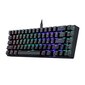 Motospeed CK67 RGB, juoda kaina ir informacija | Klaviatūros | pigu.lt