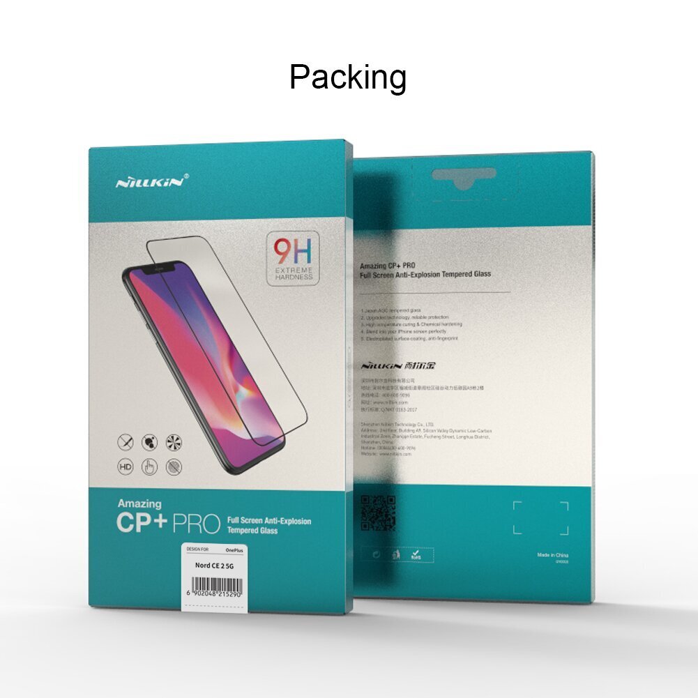 Apsauginis stiklas Nillkin, skirtas OnePlus Nord CE 2 5G kaina ir informacija | Apsauginės plėvelės telefonams | pigu.lt