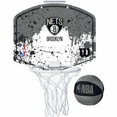 Баскетбольная корзина Wilson Brooklyn Nets Mini цена и информация | Баскетбольные щиты | pigu.lt