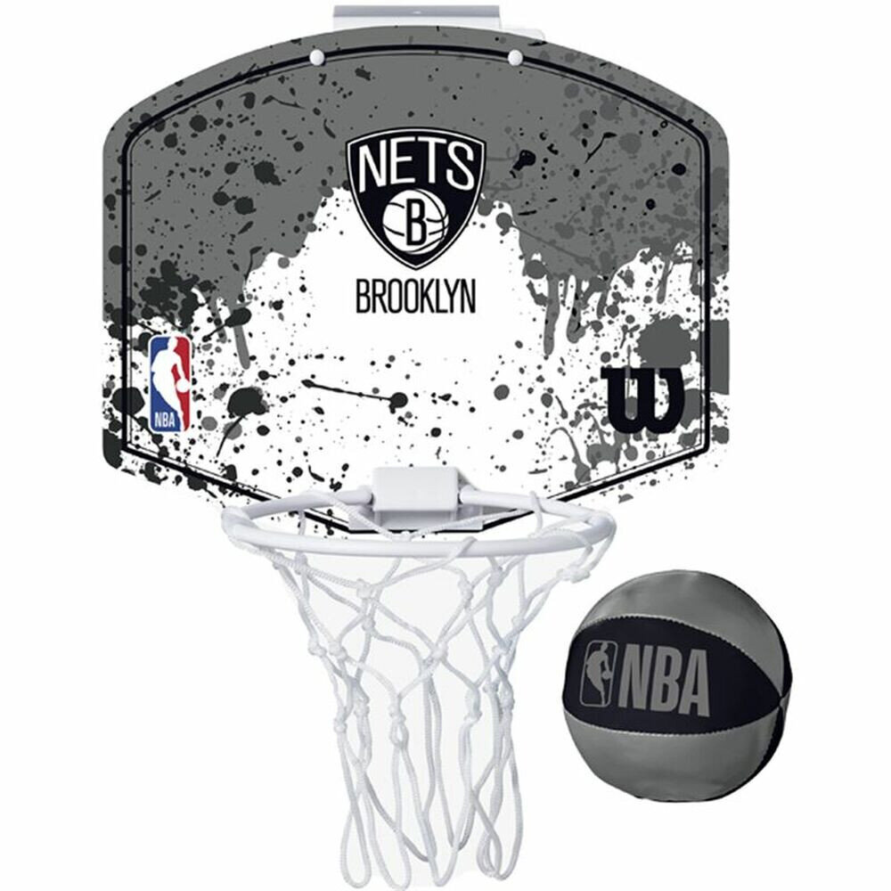 Krepšinio krepšys Wilson Brooklyn Nets Mini Pilka kaina ir informacija | Krepšinio lentos | pigu.lt