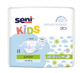 Подгузники Seni Kids Junior (11-20 кг), 30 шт. цена и информация | Подгузники | pigu.lt