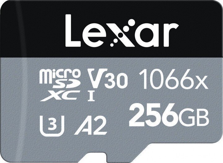 Lexar Pro microSDHC/microSDXC 256GB kaina ir informacija | Atminties kortelės fotoaparatams, kameroms | pigu.lt