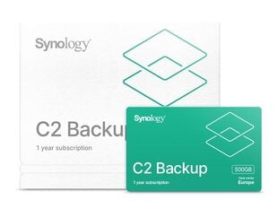 Synology Software LIC C2 Storage Backup/C2-BACKUP500G-1Y-EU цена и информация | Операционные системы | pigu.lt