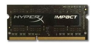 Kingston 4GB 1600MHz DDR3L CL9 SODIMM 1.35V HyperX Impact Black Series kaina ir informacija | Operatyvioji atmintis (RAM) | pigu.lt