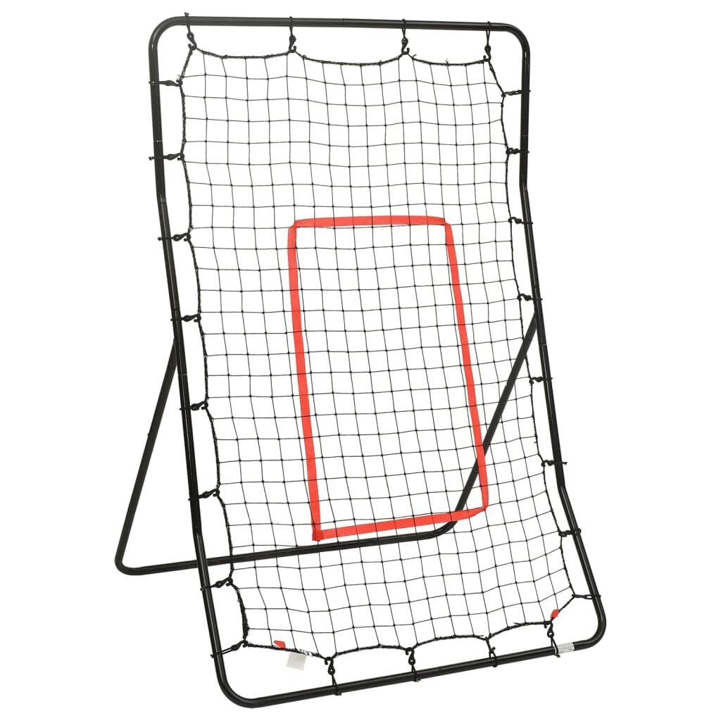 Softbolo kamuolio atmušimo sienelė vidaXL , 88x79x137cm цена и информация | Futbolo vartai ir tinklai | pigu.lt