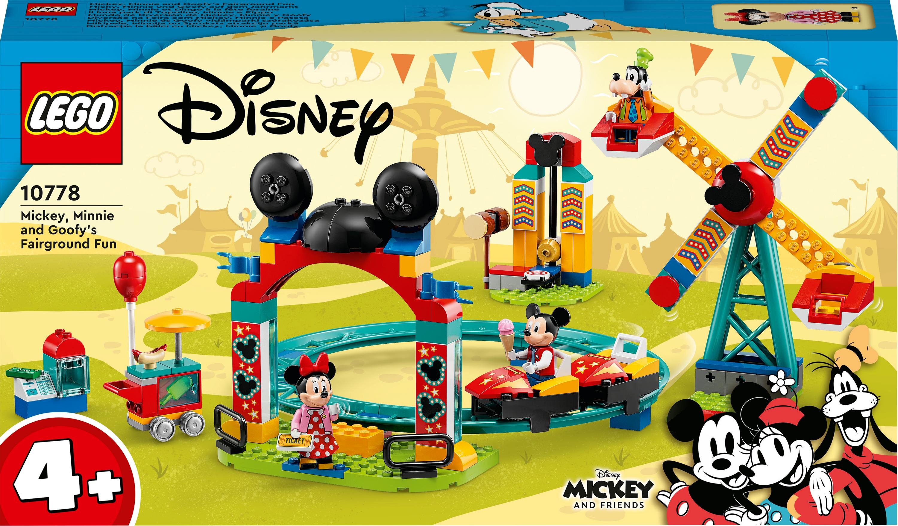 10778 LEGO® ǀ Disney Mickey and Friends Микки, Минни и Клюнкис развлекаются  в парке развлечений цена | pigu.lt