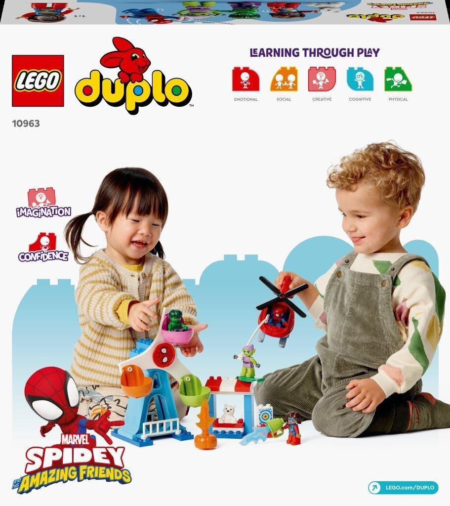 10963 LEGO® DUPLO Marvel Spider-Man Žmogus voras ir draugai: atrakcionų nuotykiai цена и информация | Konstruktoriai ir kaladėlės | pigu.lt