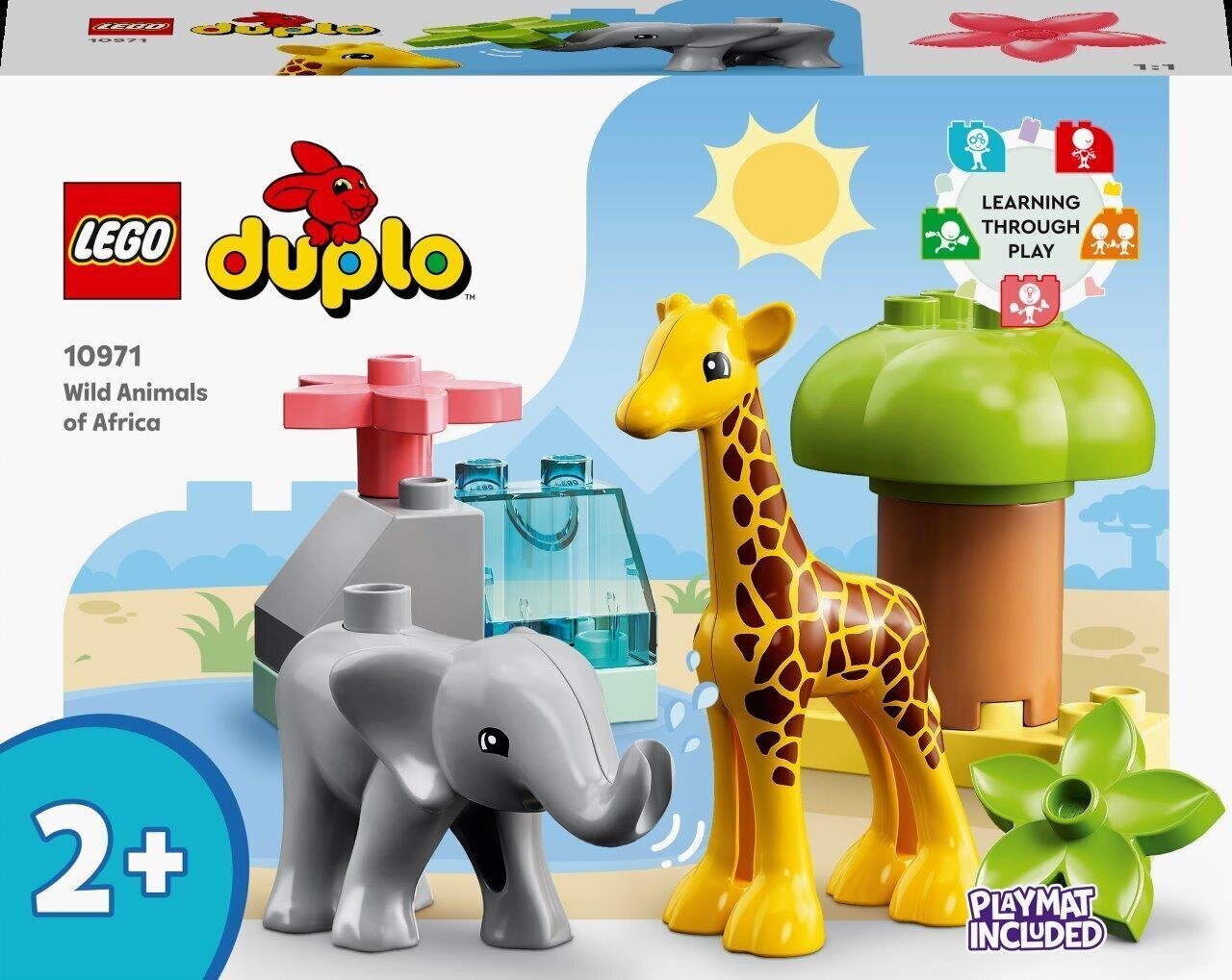 10971 LEGO® DUPLO Laukiniai Afrikos gyvūnai цена и информация | Konstruktoriai ir kaladėlės | pigu.lt