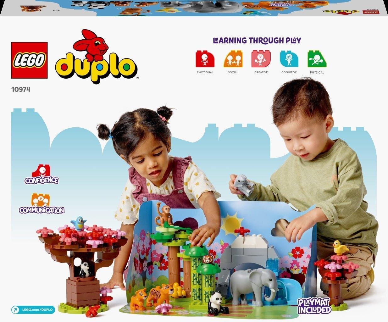 10975 LEGO® DUPLO Laukiniai pasaulio gyvūnai kaina ir informacija | Konstruktoriai ir kaladėlės | pigu.lt