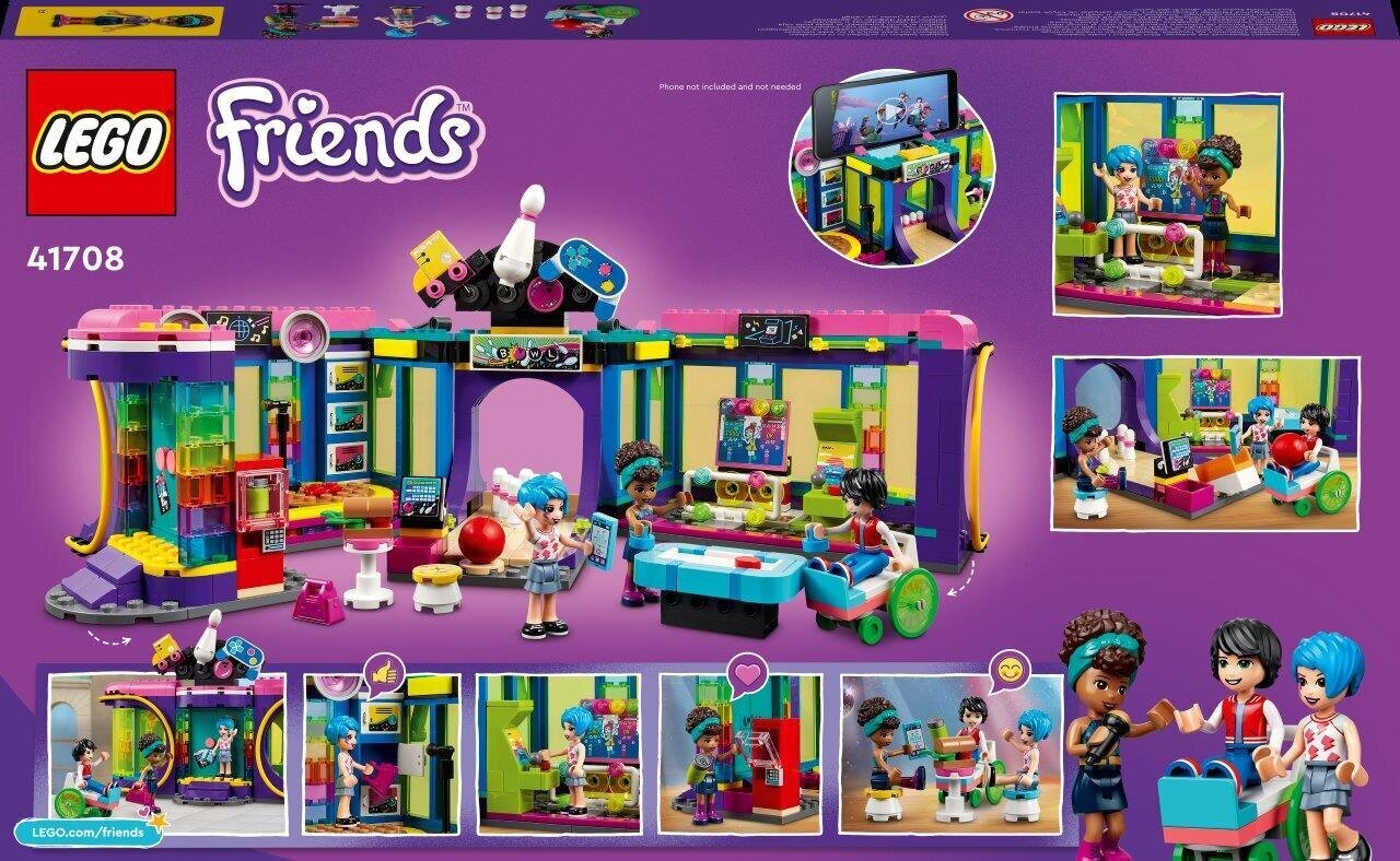 41708 LEGO® Friends Арена для дискотеки на роликах цена | pigu.lt