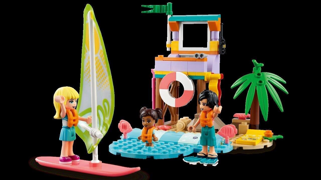 41710 LEGO® Friends Banglentininkų paplūdimio pramogos kaina ir informacija | Konstruktoriai ir kaladėlės | pigu.lt