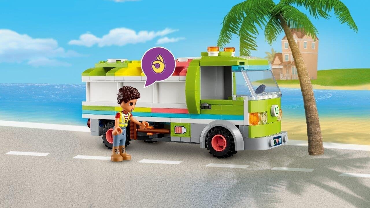 41712 LEGO® Friends Šiukšlių perdirbimo sunkvežimis kaina ir informacija | Konstruktoriai ir kaladėlės | pigu.lt