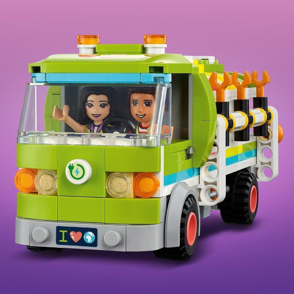 41712 LEGO® Friends Šiukšlių perdirbimo sunkvežimis kaina ir informacija | Konstruktoriai ir kaladėlės | pigu.lt